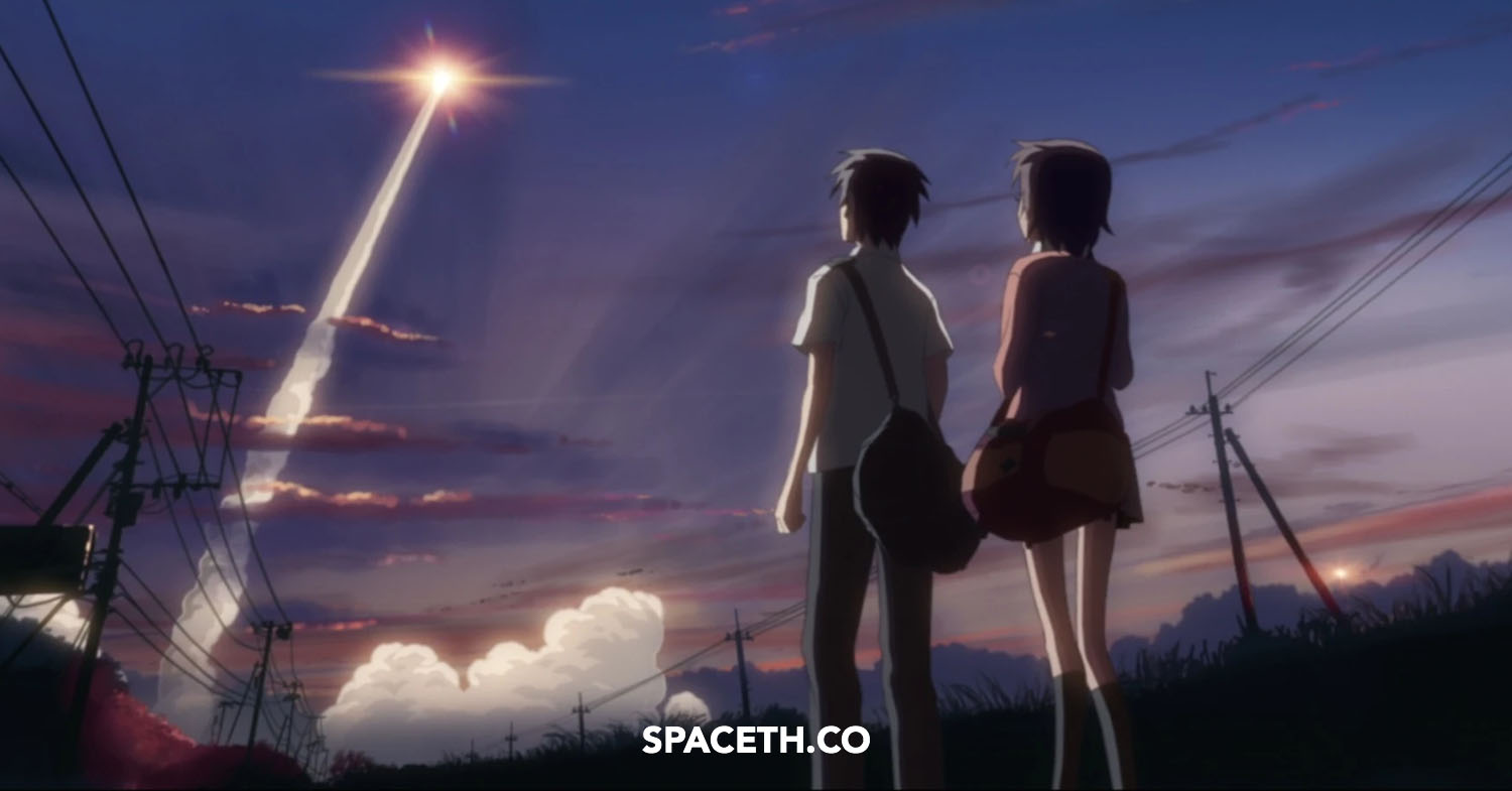 อวกาศที่กินใจใน 5 Centimeters per Second